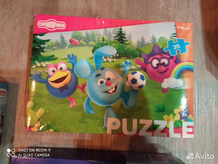 Пазлы для малышей 3шт