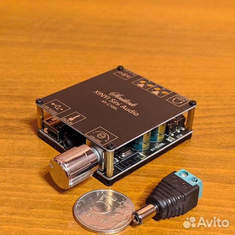 Усилитель 50/100W c USB, блютуз, AUX