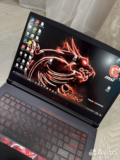 Ноутбук игровой MSI GF63 Thin
