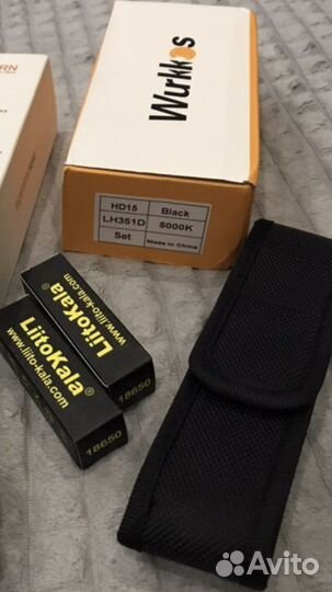 Для доставки Wurkkos HD15 Чехол + 2 шт акб