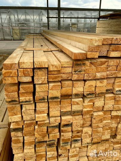 Доска обрезная 50х100х6000мм 1 сорт ГОСТ