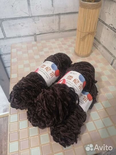 Пряжа велюр