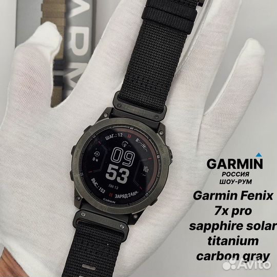 Garmin Fenix 7x pro sapphire solar Moscow new