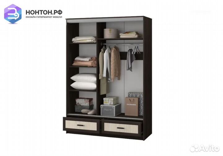 Шкаф-купе 2-створчатый Модерн