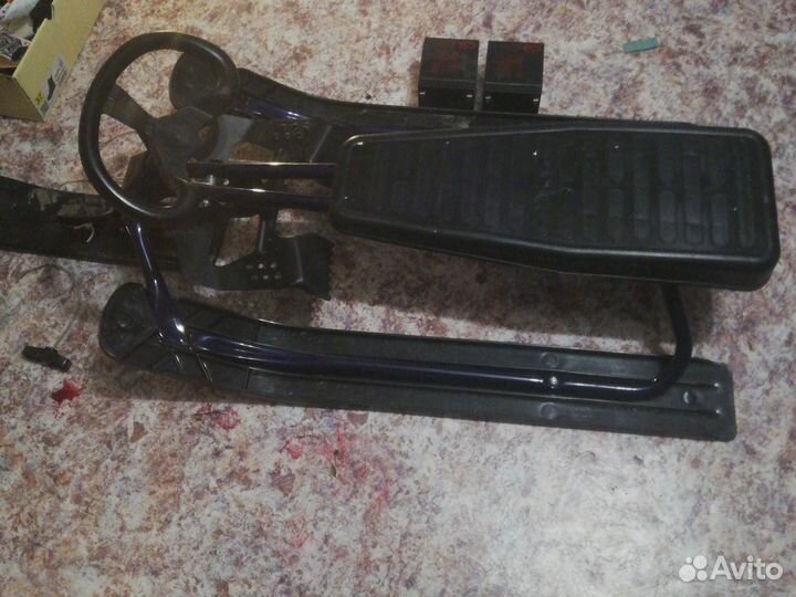 Велик снегокат и коньки