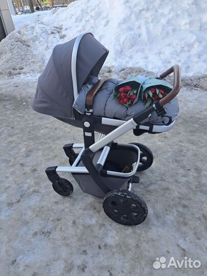 Зимний конверт в коляску mansita