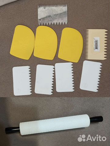 Шпатели, скалка рельефная кондитерские