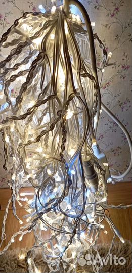 Гирлянда бахрома 2 шт по 20 м