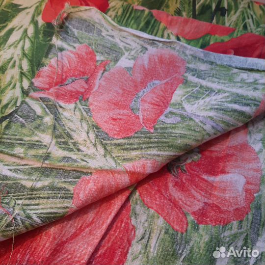 Отрез ткани хлопок СССР