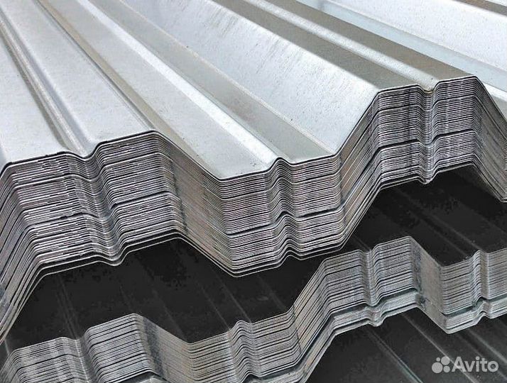 Профнастил нс35 / Профлист / цинк / 0.5 / лист 0.5
