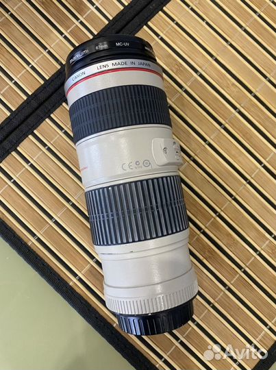 Объектив canon 70-200 1:4 L lS