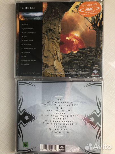 Фирменный диск группы Creed 