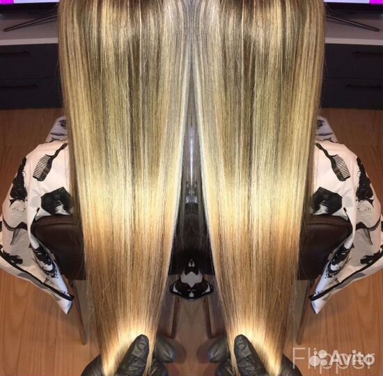 Кератиновое выпрямление, нанопластика волос