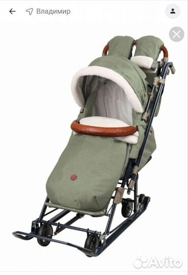 Санки коляска ника 7 8