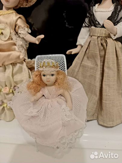 Куклы фарфоровые коллекционные
