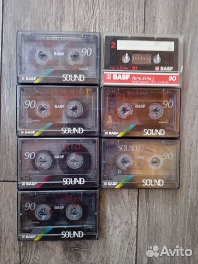 Аудиокассеты sony basf fuji panasonic