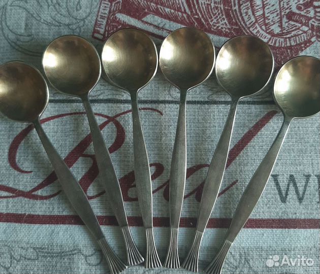Мельхиоровые ложки чайные СССР