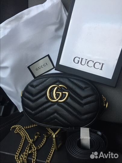 Кожаная сумка gucci эксклюзив натуральная кожа