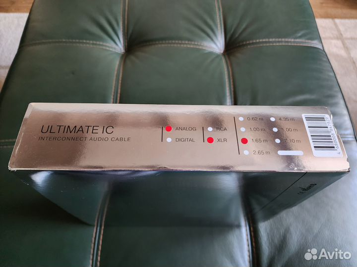 Tchernov Cable Ultimate IC XLR 1.65м