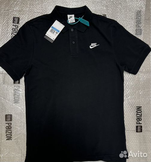 Поло original Nike чёрное