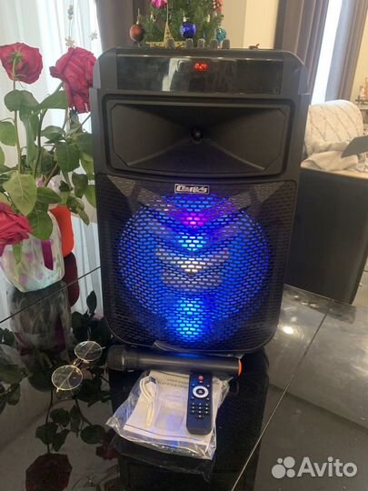 Большая Портативная колонка bluetooth OM&S k12-6a