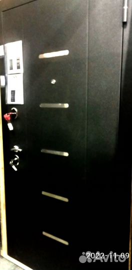 Входная дверь 7,5 Гарда Муар Царга лиственница беж