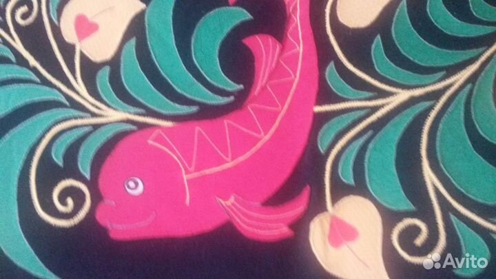 Ковёр-панно с аппликацией