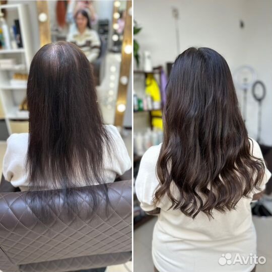 Наращивание волос, опытный мастер