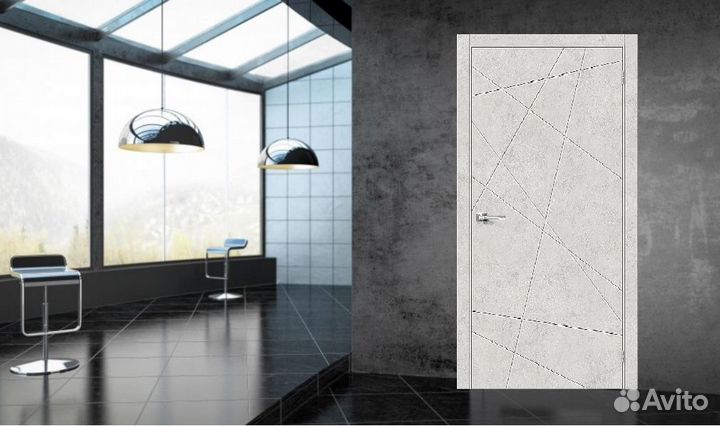 Межкомнатные двери в стиле Хай-Тек