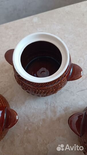 Горшочки глиняные для запекания