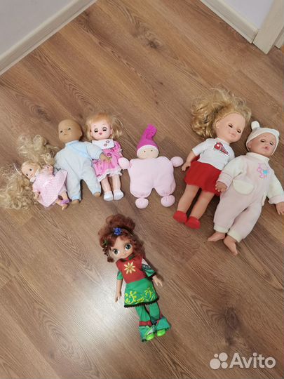 Куклы и пупсы пакетом