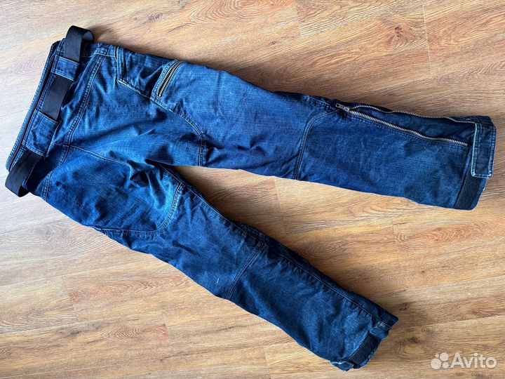 Мото джинсы мужские