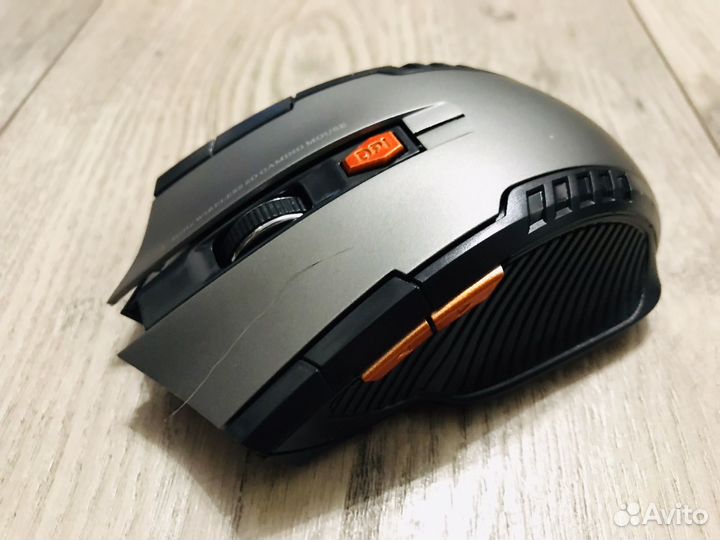 Беспроводная мышь nanoUSB и Bluetooth на АКБ и бат