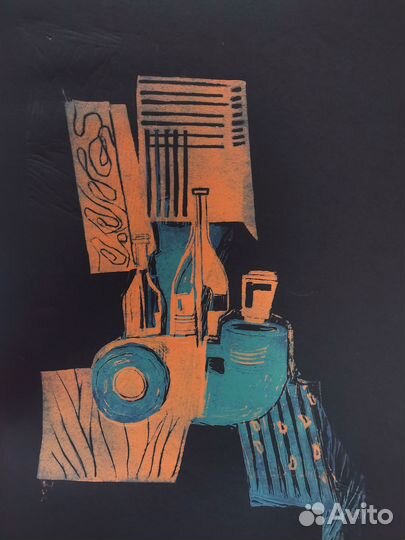 Линогравюра оттиск