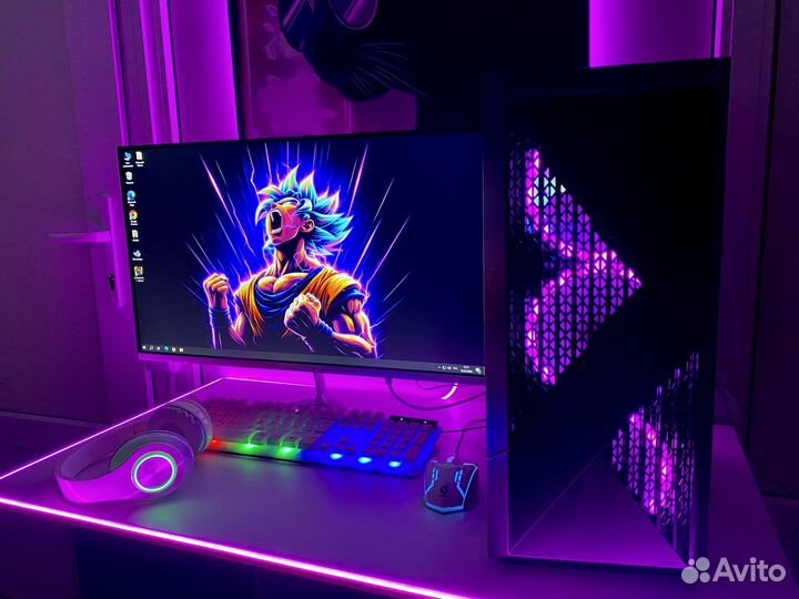 Игровой компьютер i7 24 ядер DDR4 GTX1070 SSD RGB