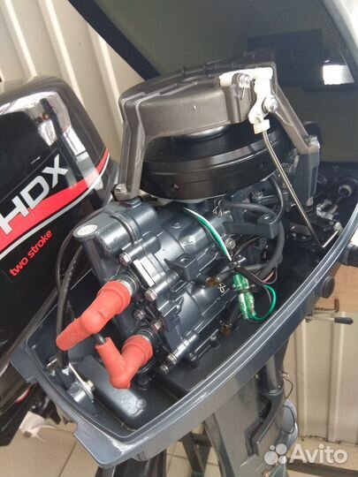 Лодочный мотор 2-х тактный Sharmax SM9,9HS витрина