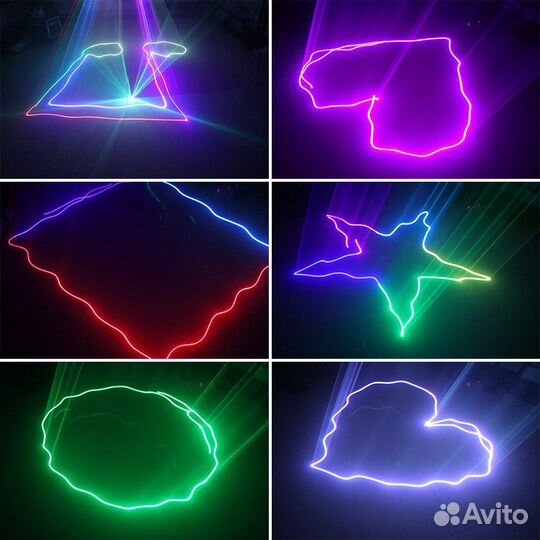 Лазер для дискотек alien 500mw RGB