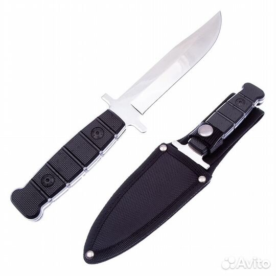 Нож нескладной Полевой Ветеран ст.440 (мк)