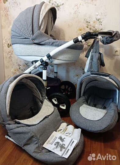 Коляска 3 в 1 Bebe-mobile Toscana