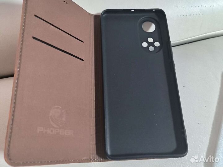 Чехол на honor 50 pro Натуральная кожа 100.Новый