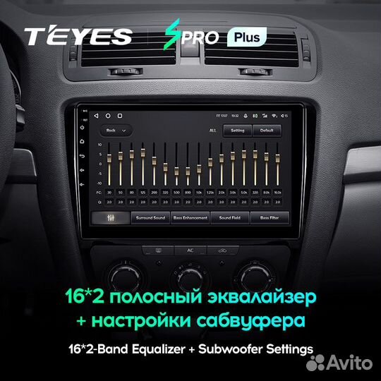 Магнитола Teyes SPro Plus 4/32 Skoda Octavia 2 Чёр