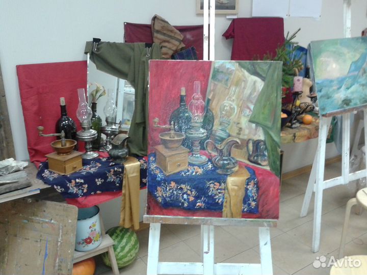 Картина масло холст натюрморт 