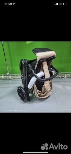 Коляска детская 2 в 1 luxmom с реверсивным блоком