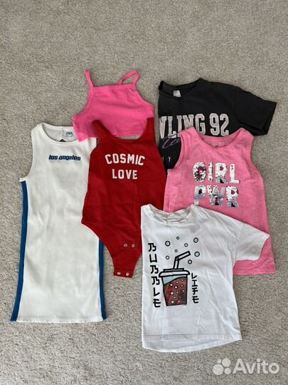 Пакет летних вещей 7-8 лет девочка