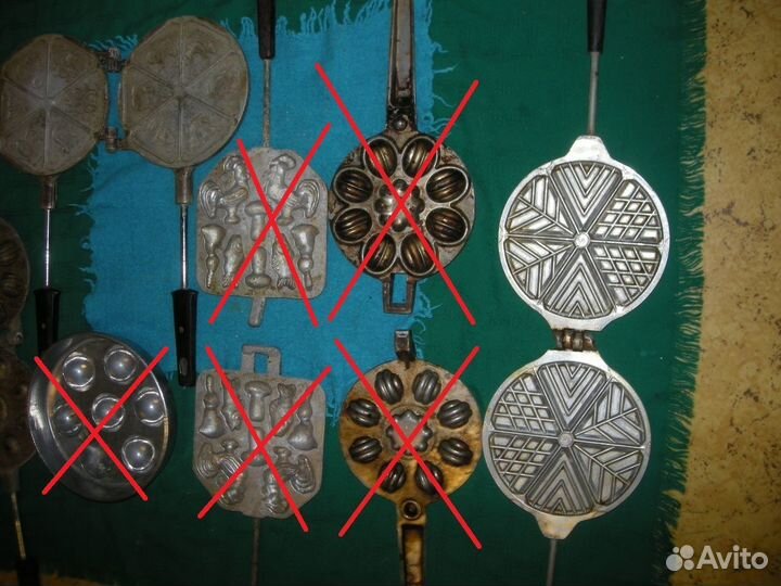 Вафельницы орешницы формы для печенья СССР