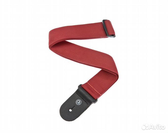 Ремень гитарный planet waves красного цвета