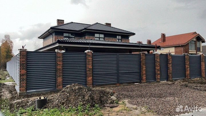 Забор жалюзи