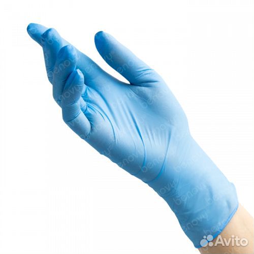 Перчатки одноразовые нитриловые