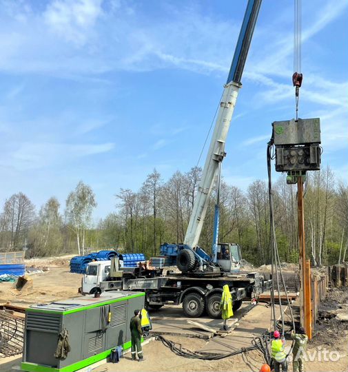 Аренда Вибропогружатель шпунта