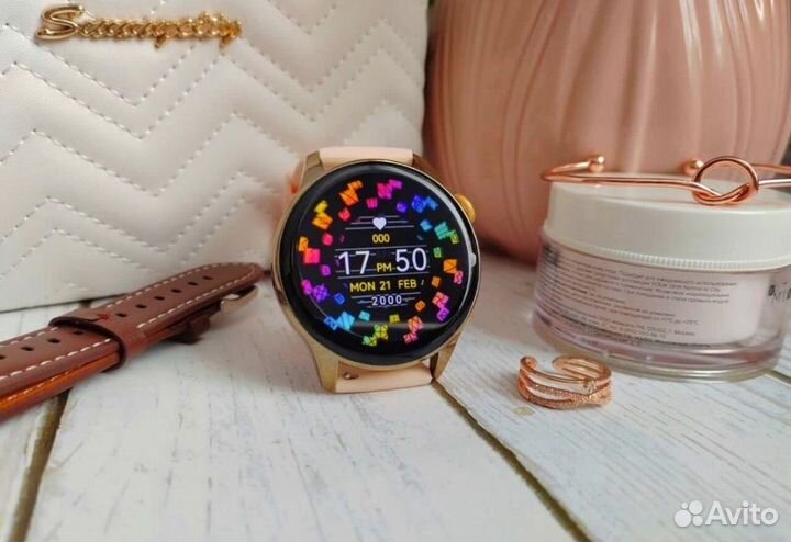 Смарт Часы Круглые Huawei Samsung